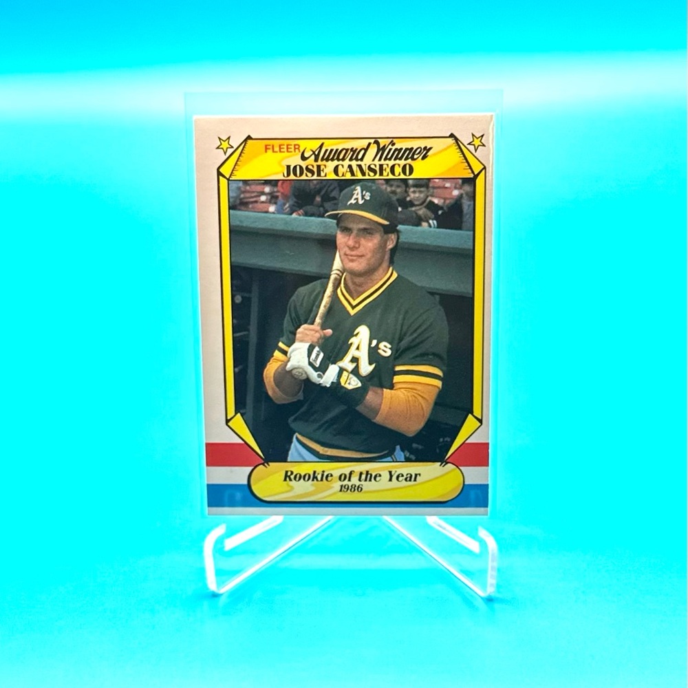 1987 Fleer Award Winners 🔥 Jose Canseco 🔥 Rookie of the Year 1986! 🤯